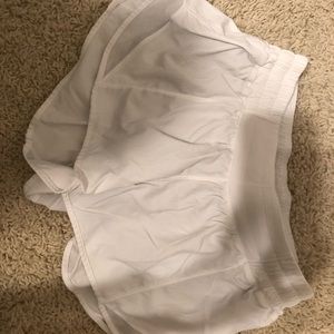 White lululemon shorts